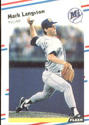 1988 Fleer Baseball Cards      377     Mark Langston